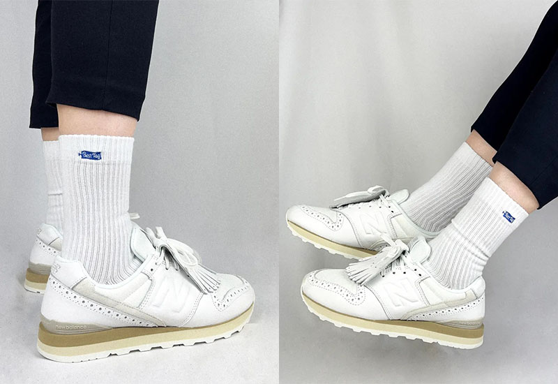 經典素色襪-白 厚襪款(4種尺寸)